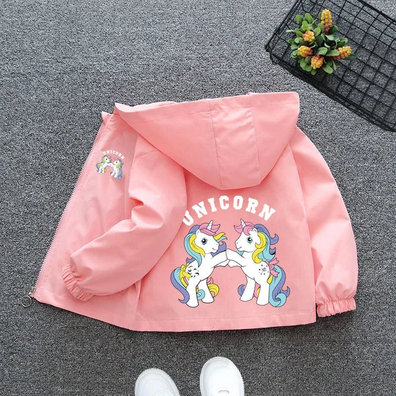 Deine leuchtende Einhorn Jacke in Gelb!