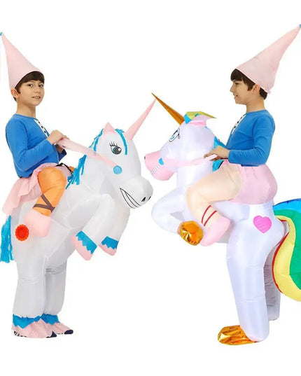 Dein Aufblasbares Einhorn Kostuem für Kids!