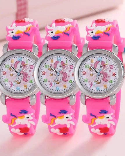 Deine stylische Einhorn Uhr in bunten Farben