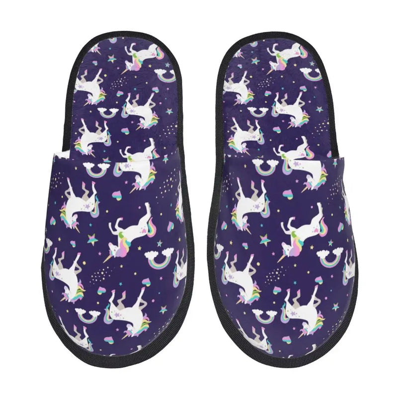 Fantasievolle Einhorn Hausschuhe für dich!