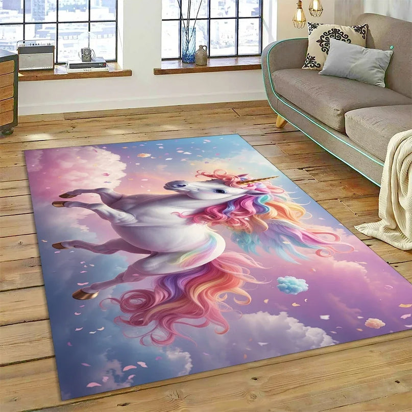 Dein Einhorn Sessel als 3D Traum-Teppich!