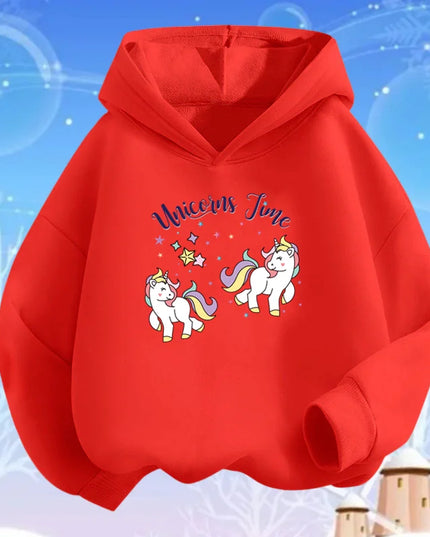 Deine strahlende Einhorn Jacke in Rot!