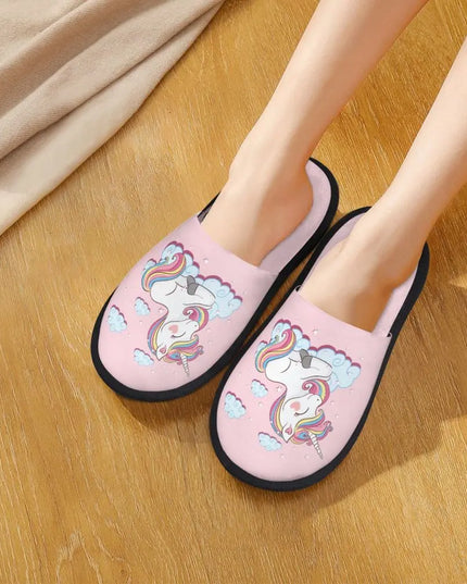 Fantasievolle Einhorn Hausschuhe für dich!