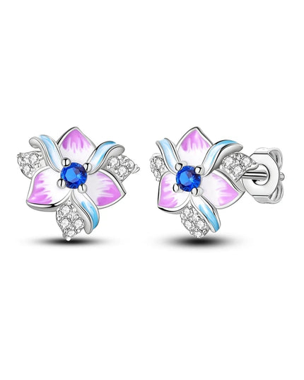 Niedliche Einhorn Ohrringe mit blauen Augen!