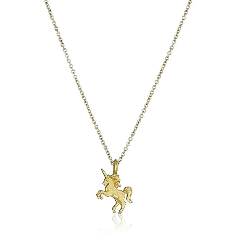 Deine stylische Einhorn Kette aus Legierung!
