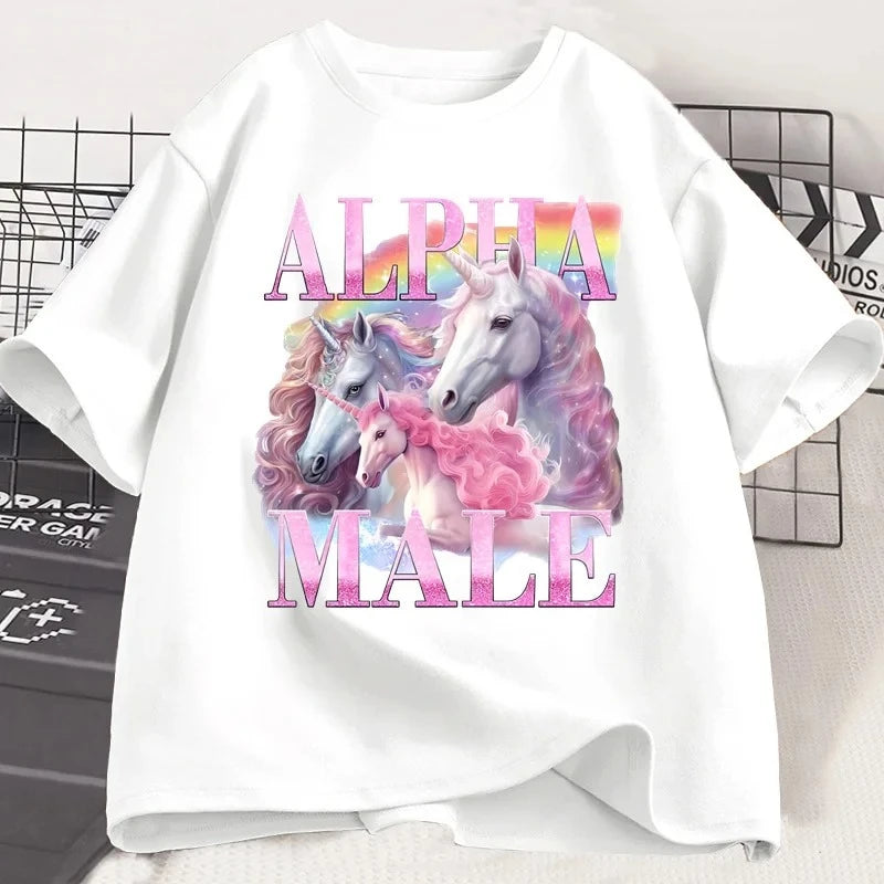 Dein coolstes Alpha Einhorn T-Shirt!