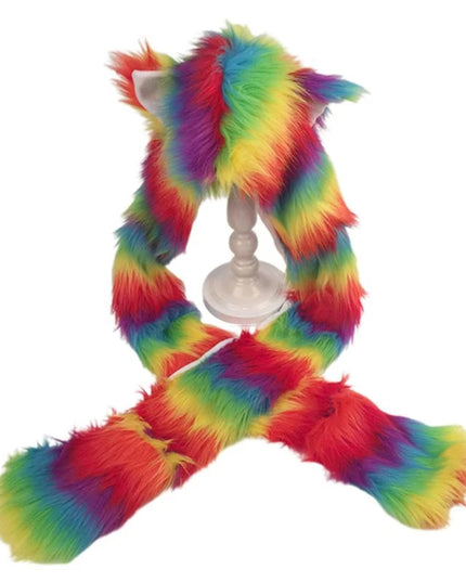 Deine kuschelige Einhorn-Mütze mit Pfoten!