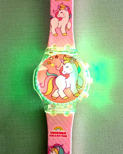 Deine leuchtende Einhorn Uhr mit Musik