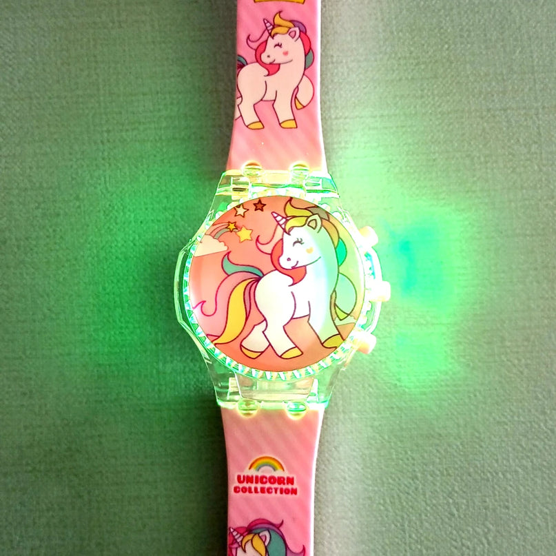 Deine leuchtende Einhorn Uhr mit Musik