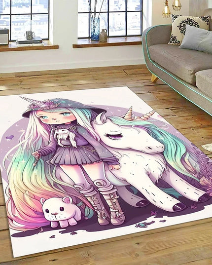 Dein Einhorn Sessel als 3D Traum-Teppich!