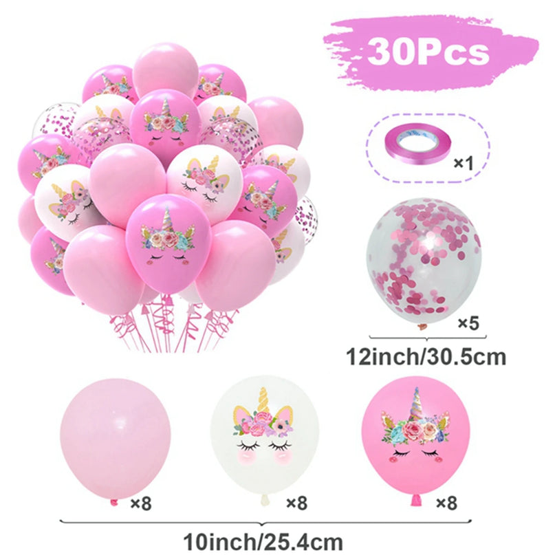 Konfetti-Zauber mit Einhorn Deko Ballons!