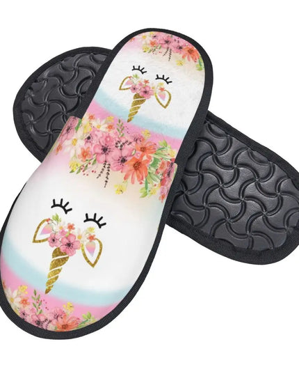 Warme Einhorn Hausschuhe für dich!