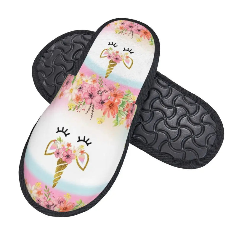 Kuschelige Einhorn Hausschuhe für dich!