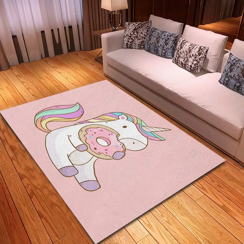 Dein süßer Einhorn Teppich in Pink!