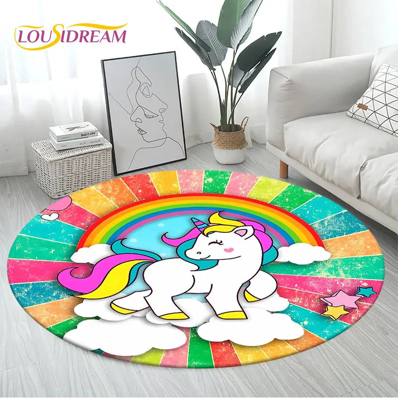 Dein runder Einhorn Sessel zum Spielen!