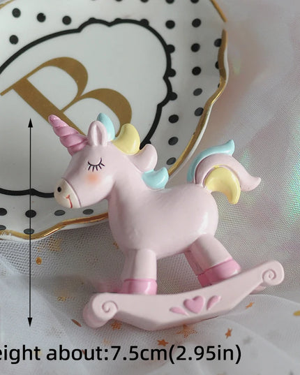 Regenbogen Einhorn Backform Topper