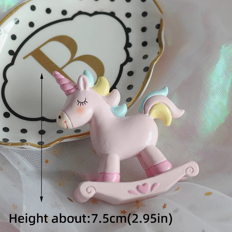 Regenbogen Einhorn Backform Topper