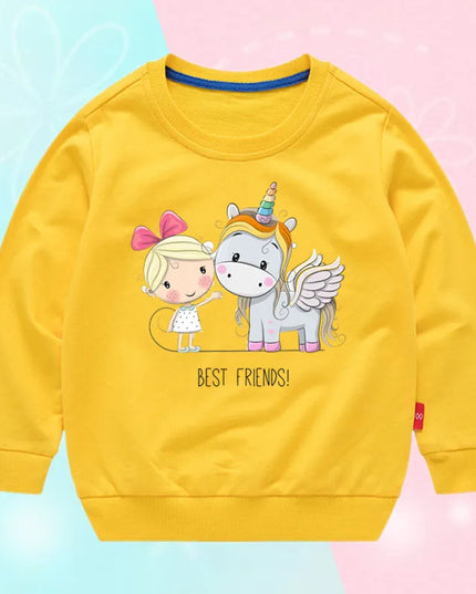 Dein cooler Einhorn Pullover in Schwarz!