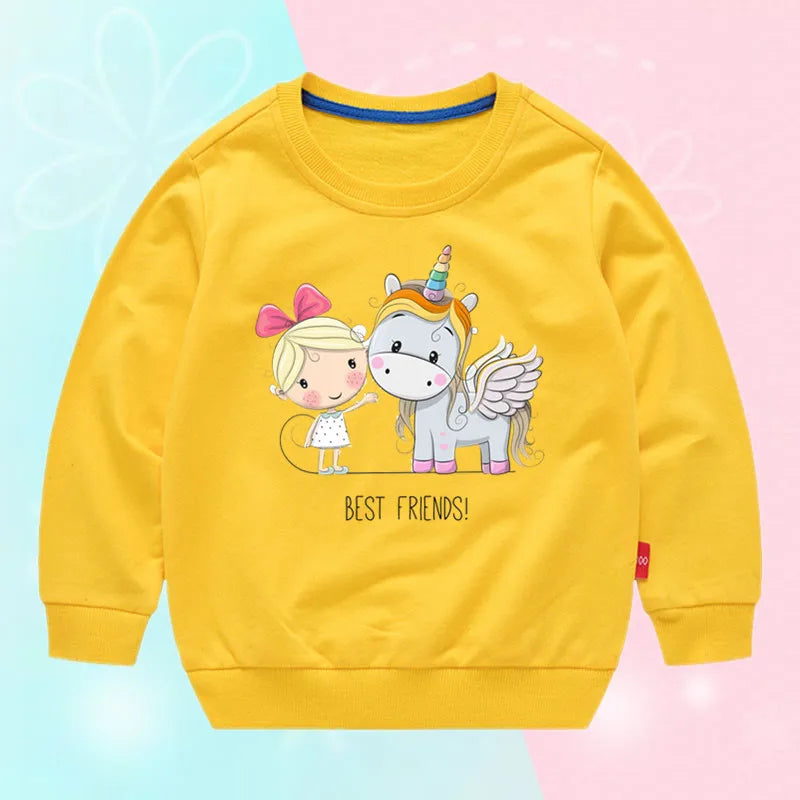 Entzückender Einhorn Pullover in Rot!