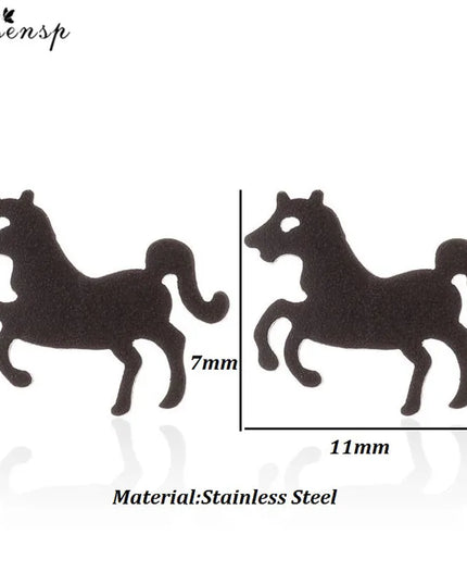 Cool Black Einhorn Ohrringe!