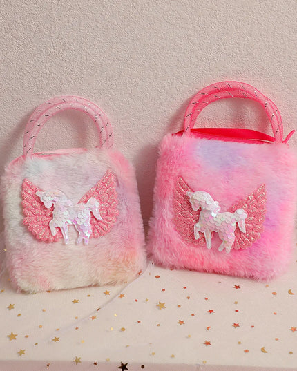 Bunte Einhorn Umhängetasche – Dein