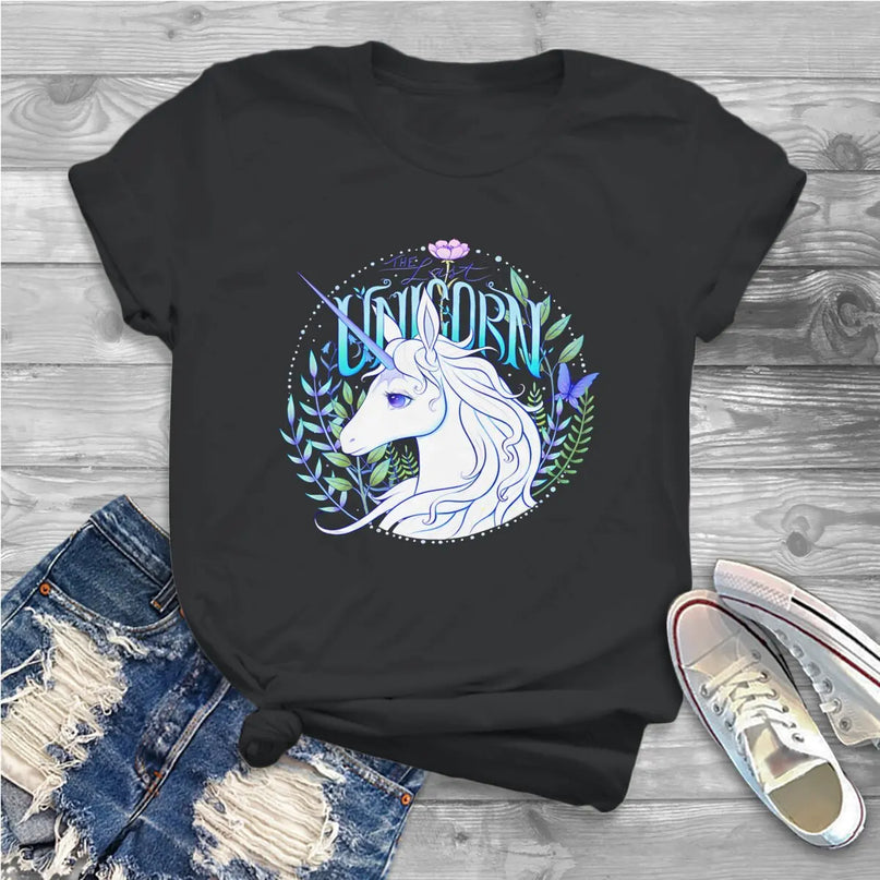 Dein magisches Einhorn T-Shirt in Hellblau!