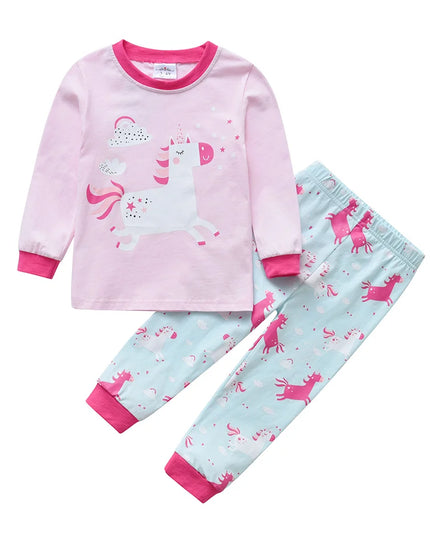 Dein süßer Einhorn Pyjama Baumwoll-Set