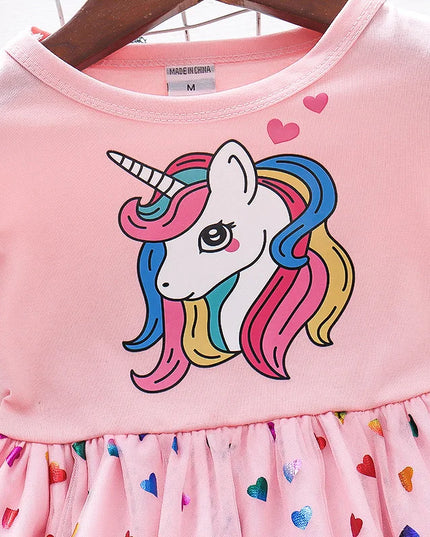 Süßes Einhorn Kleid für kleine Prinzessinnen!