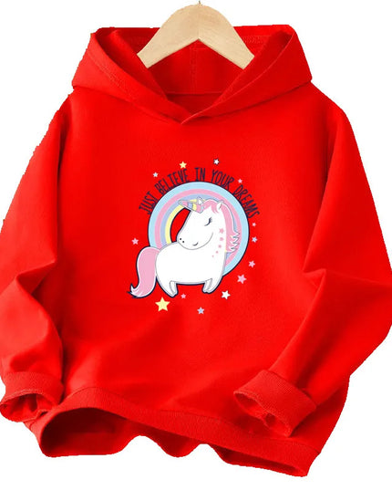 Dein strahlender Einhorn Hoodie in Gelb 1!