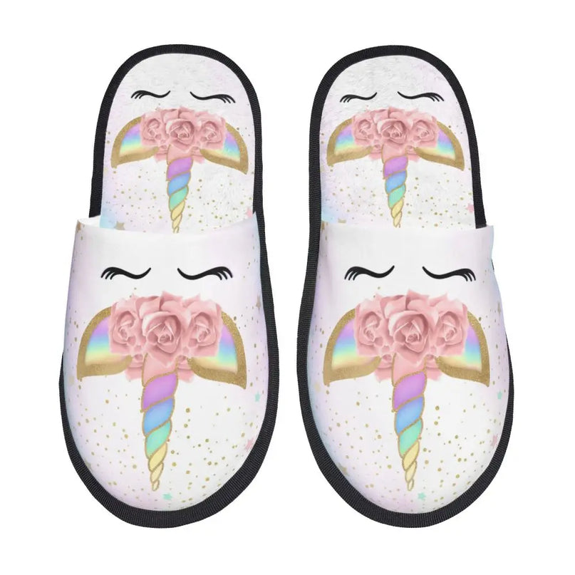Fantasievolle Einhorn Hausschuhe für dich!