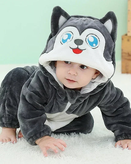 Kuscheliges Einhorn Kostuem für dein Baby!