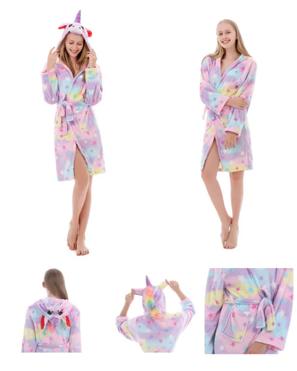 Kuscheliger Einhorn Pyjama für Groß & Klein
