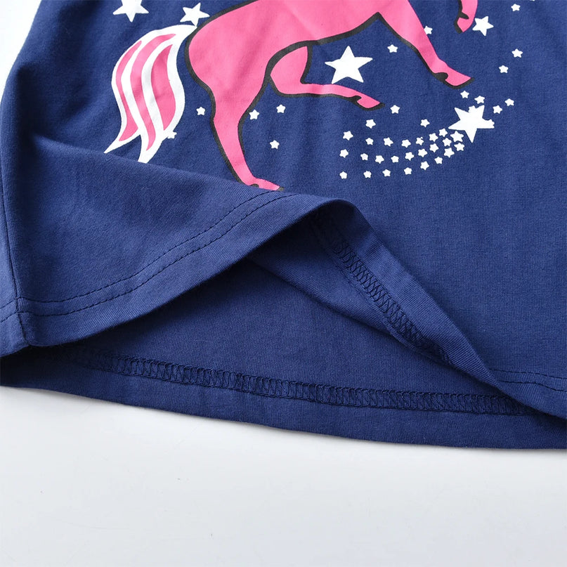 Dein süßer Einhorn Pyjama Baumwoll-Set