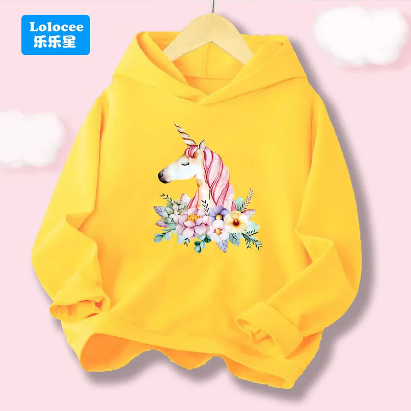 Dein stylischer Einhorn Hoodie in Grau!