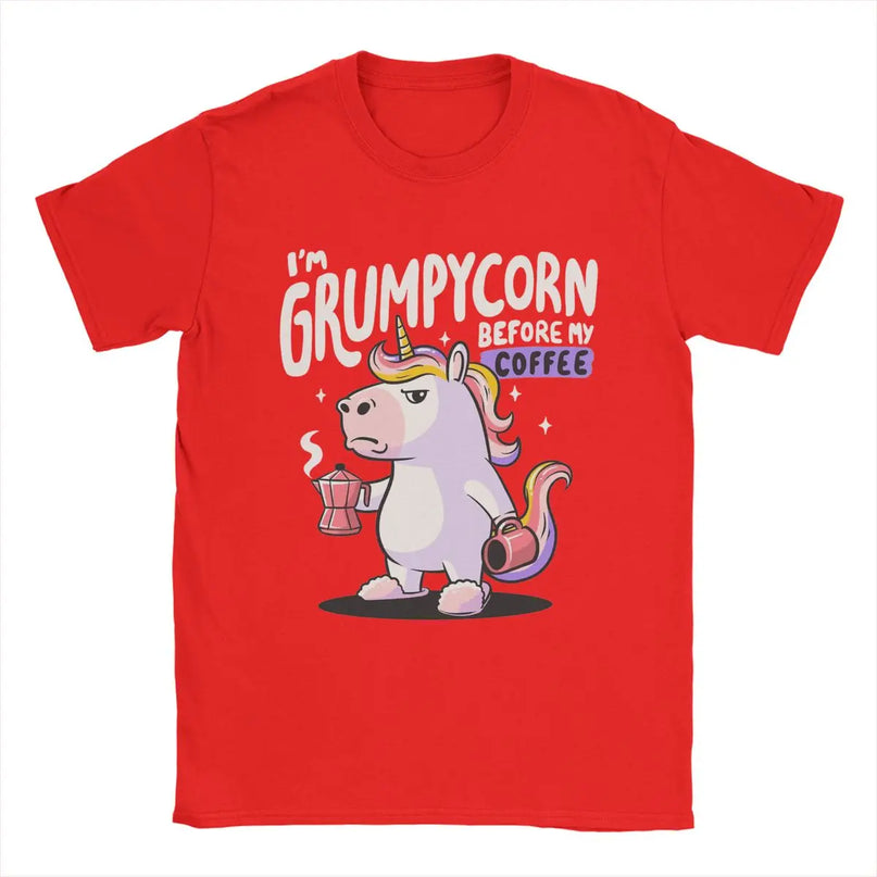 Dein Grumpycorn Einhorn T-Shirt in Dark Grey!