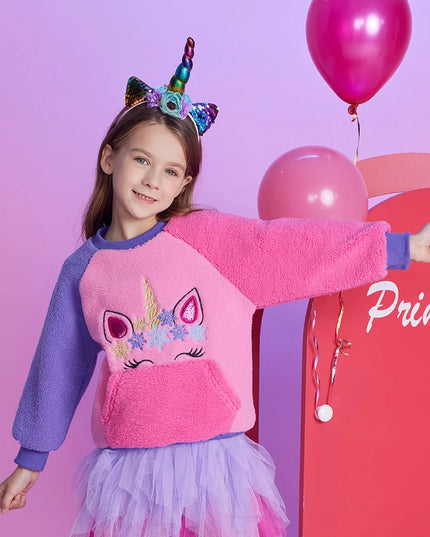 Kuscheliger Einhorn Pullover für kleine