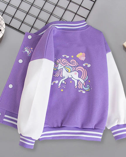 Deine sportliche Einhorn Baseball Jacke!