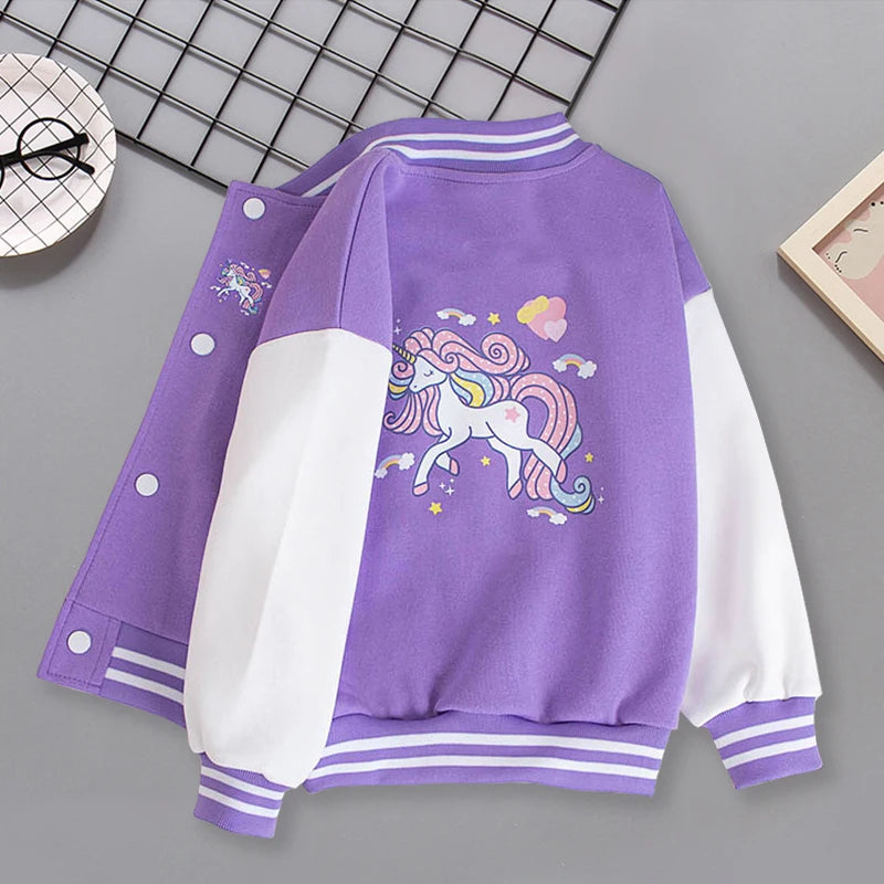 Deine sportliche Einhorn Baseball Jacke!