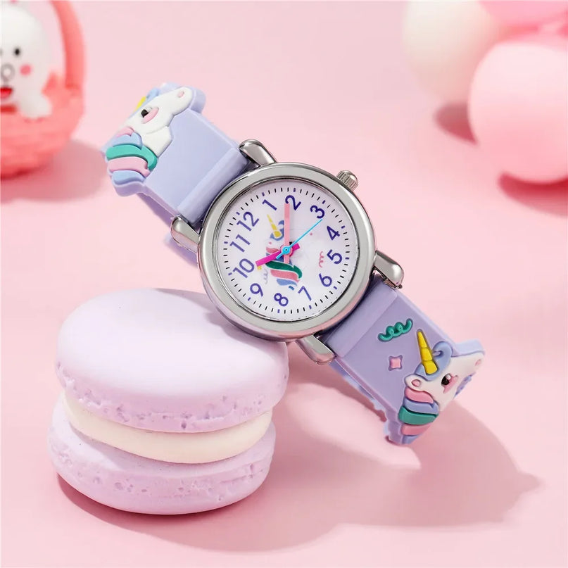 Süße Einhorn Uhr für kleine Träumer