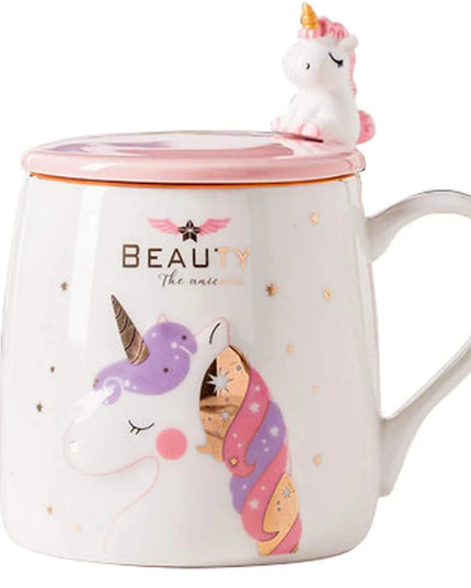Deine zauberhafte Einhorn Tasse mit Deckel!