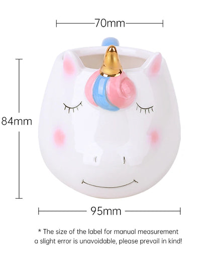 Deine handbemalte Regenbogen Einhorn Tasse!