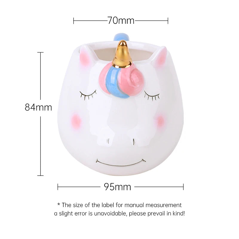Deine handbemalte Regenbogen Einhorn Tasse!