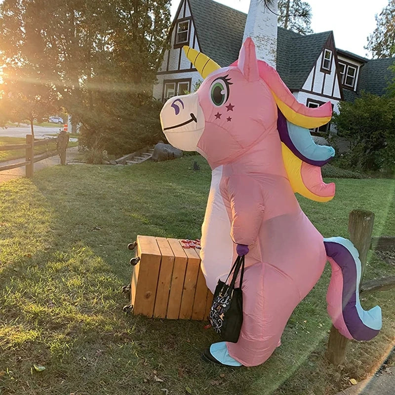 Dein leuchtendes Blaues Einhorn Kostuem