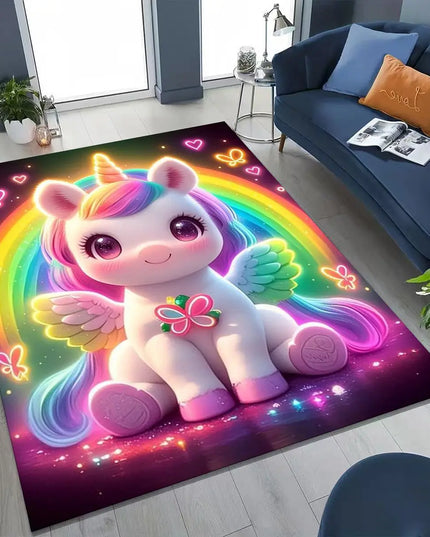 Dein Einhorn Sessel Regenbogen-Mädchen