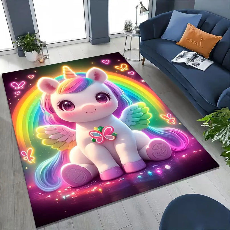 Dein Einhorn Sessel Regenbogen-Mädchen