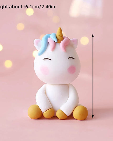 Regenbogen Einhorn Backform Topper