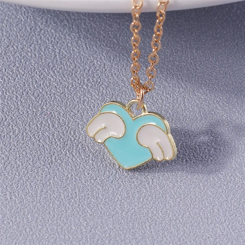 Deine bunte Einhorn Kette mit Enamel-Motiven!