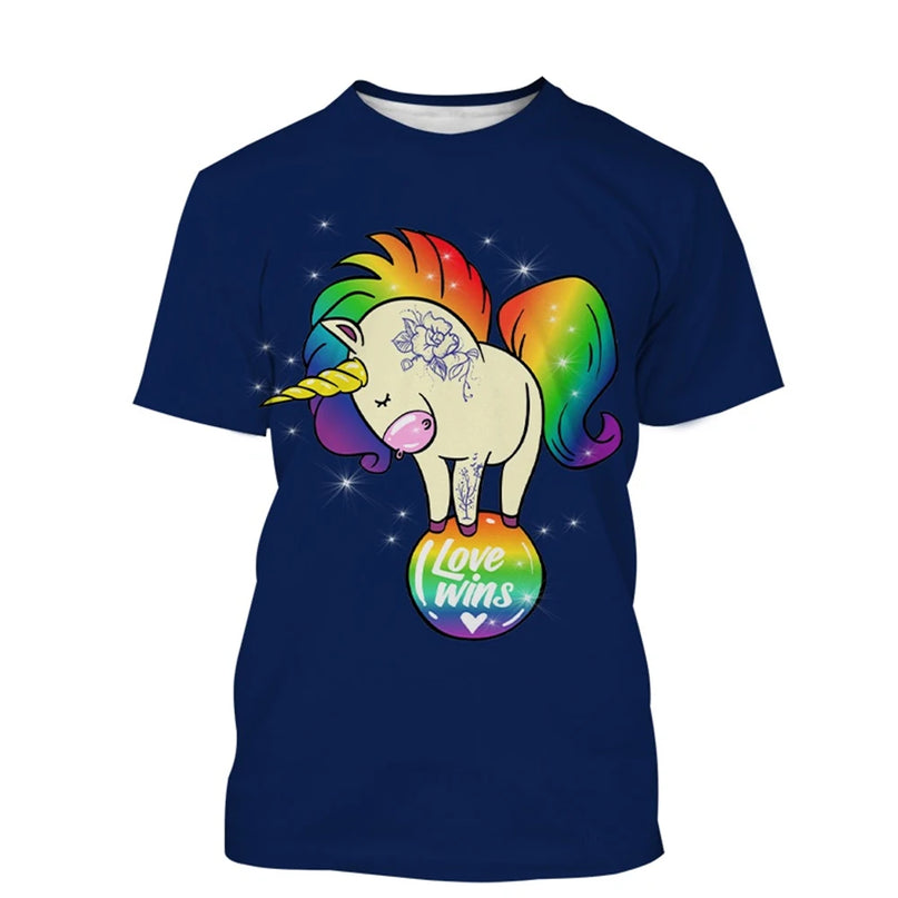 Dein buntes Einhorn Kleid mit 3D Kunst!