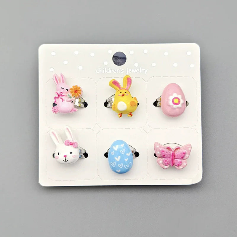 Dein Set bunter Einhorn Ringe