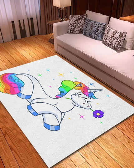 Dein süßer Einhorn Teppich in Pink!